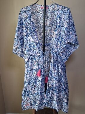 Simply Southern Women’s Floral Swimsuit Cover Up;  Size L/XL